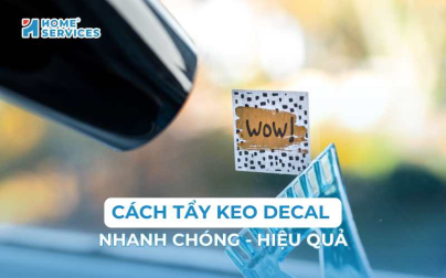 8 cách tẩy keo decal nhanh gọn, hiệu quả, không hại bề mặt 