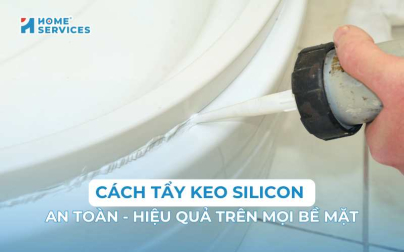 Cách tẩy keo silicon trên mọi bề mặt, sạch ngay tức thì