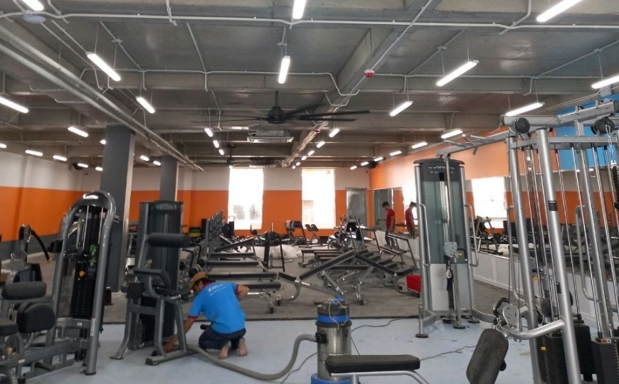 Dự án vệ sinh hệ thống The Newgym