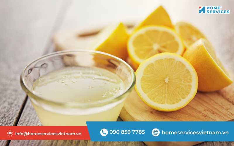 Đánh bóng inox bằng chanh