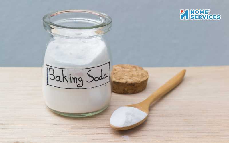 Tẩy cặn canxi bằng baking soda 