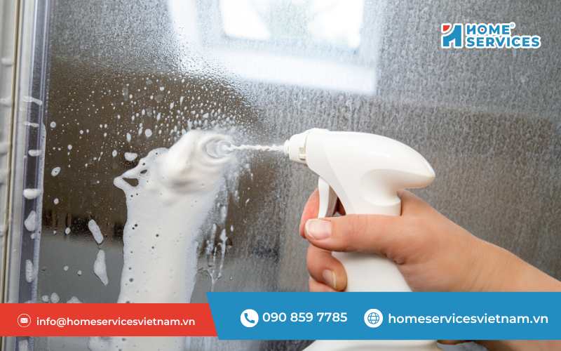 Tẩy cặn canxi bằng hóa chất chuyên dụng