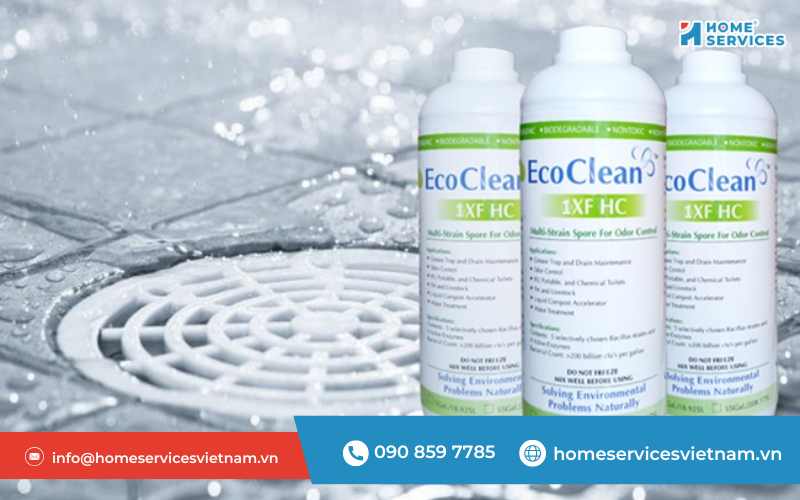 Thông cống nghẹt bằng chế phẩm vi sinh 