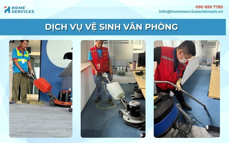 Trang thiết bị và hóa chất vệ sinh văn phòng đạt chuẩn