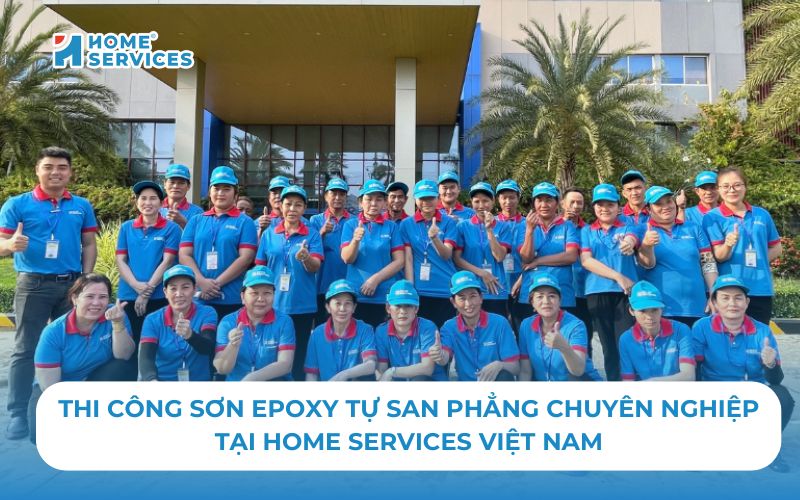 Đơn vị thi công sơn epoxy tự san phẳng chuyên nghiệp