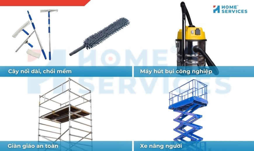dụng cụ quét mạng nhện nhà xưởng chuyên nghiệp