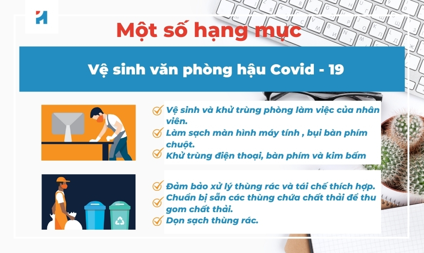 Checklist  văn phòng sau Covid