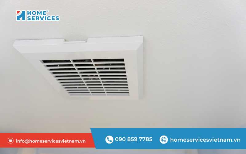 Khử mùi phòng kín bằng quạt thông gió