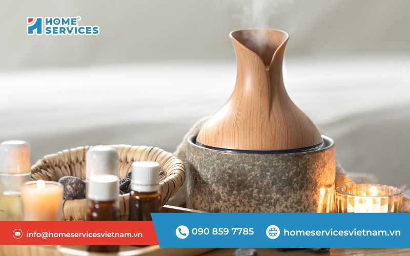 Khử mùi phòng kín bằng tinh dầu