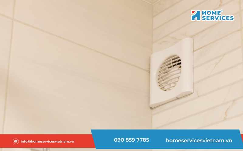Cách làm sạch quạt thông gió nhà tắm