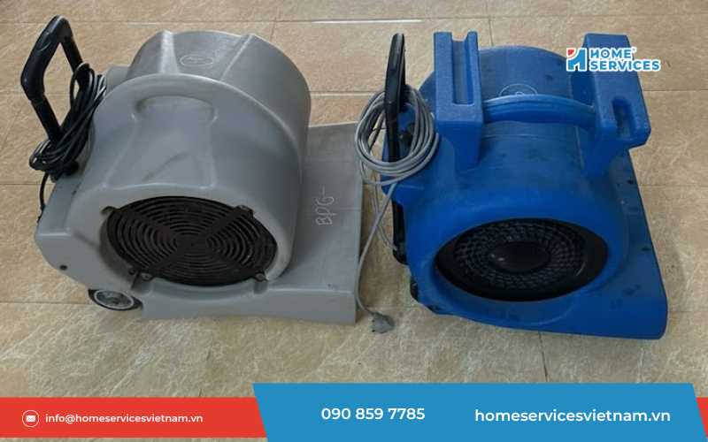 Quạt thổi khô ghế 
