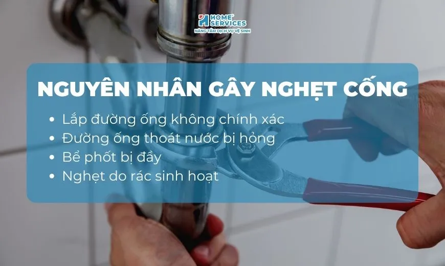 Hiểu rõ nguyên nhân là cơ sở để tìm cách xử lý cống nghẹt hiệu quả