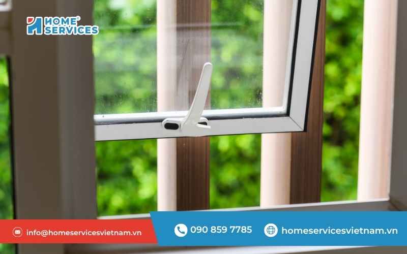 Mở cửa để thông thoáng phòng