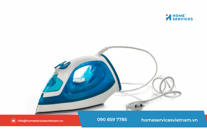 tẩy vết băng dính bằng bàn ủi