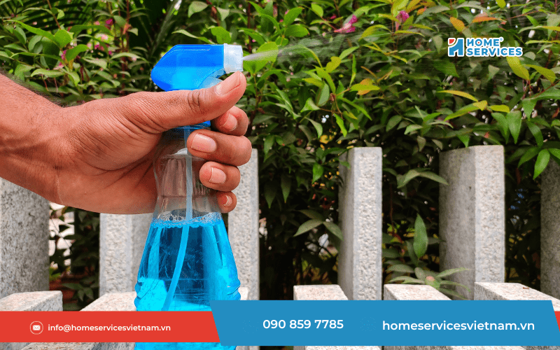 Sử dụng nước rửa kính 