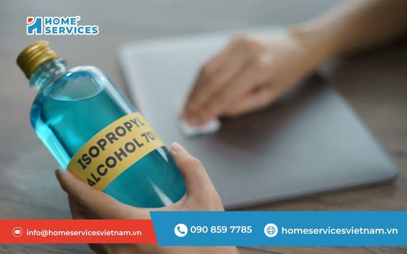 Tẩy keo decal bằng cồn