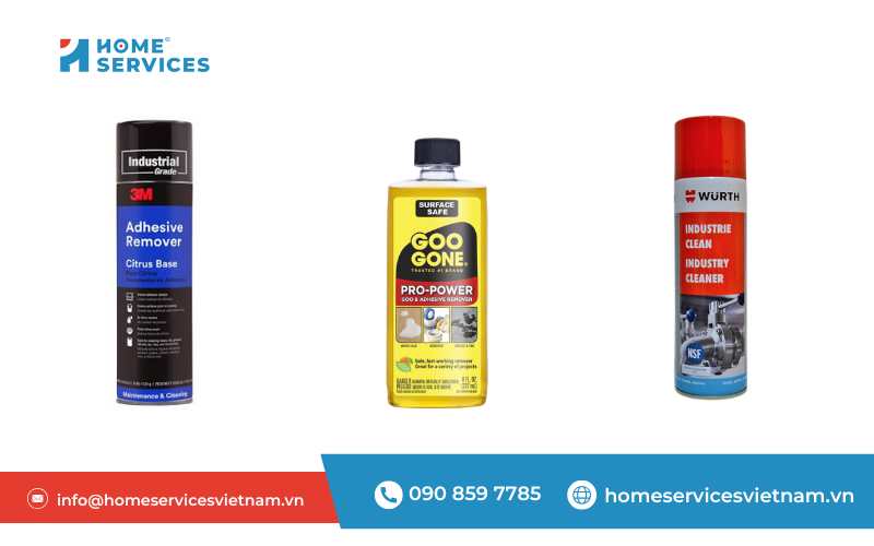 Tẩy keo decal bằng dung dịch chuyên dụng