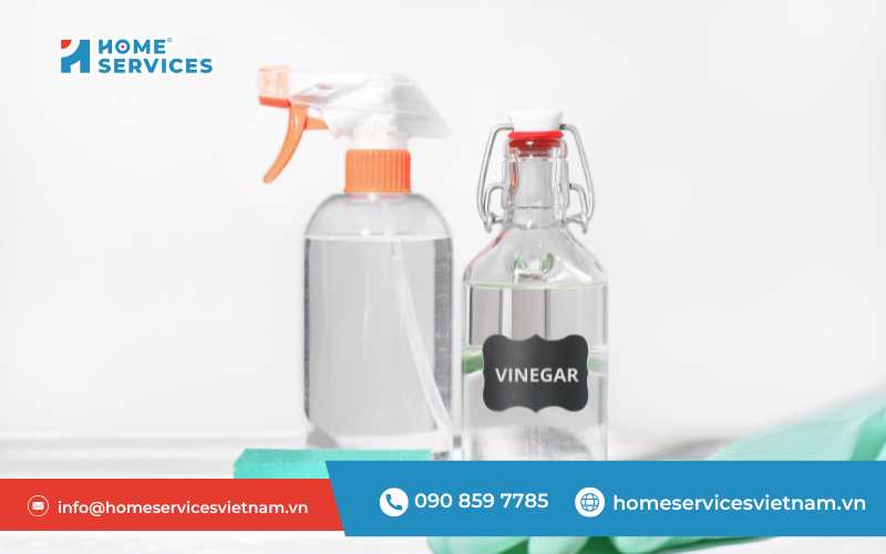 Tẩy keo decal bằng giấm