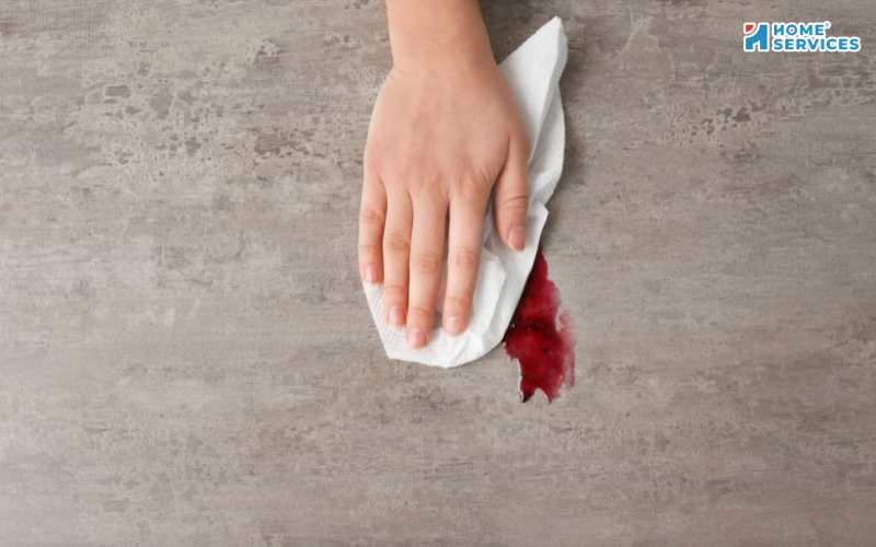 Tẩy vết bẩn đồ uống có màu